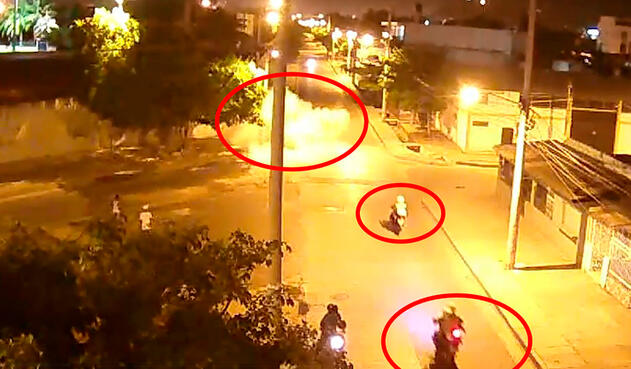 La Policía en Cartagena siguiendo a alias El Papa