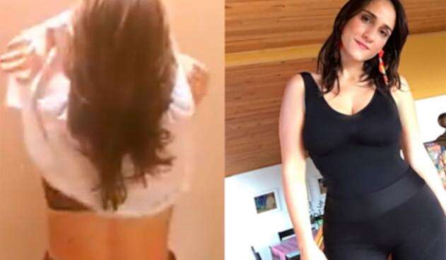 Cecilia Navia hace video para protestar