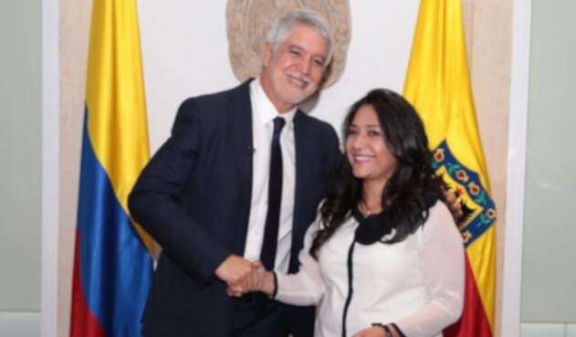 Claudia Puentes y Enrique Peñalosa