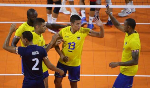Colombia medalla de plata en Voleibol Masculino