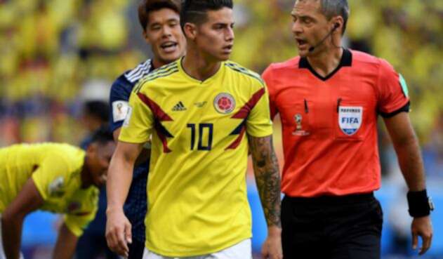 James Rodríguez, jugador de la Selección Colombia