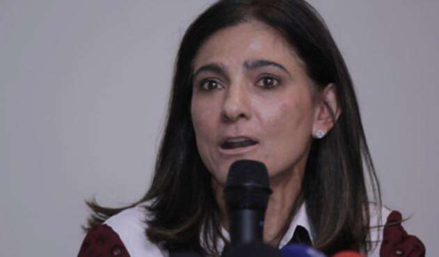 Ángela María Orozco, ministra de Transporte.