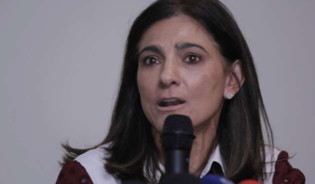 Ángela María Orozco, ministra de Transporte.