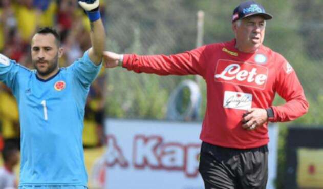David Ospina, arquero de Colombia llega al conjunto dirigido por Carlo Ancelotti. David Ospina, arquero de Colombia llega al conjunto dirigido por Carlo Ancelotti.