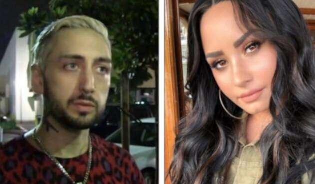 Brandon Johnson y Demi Lovato