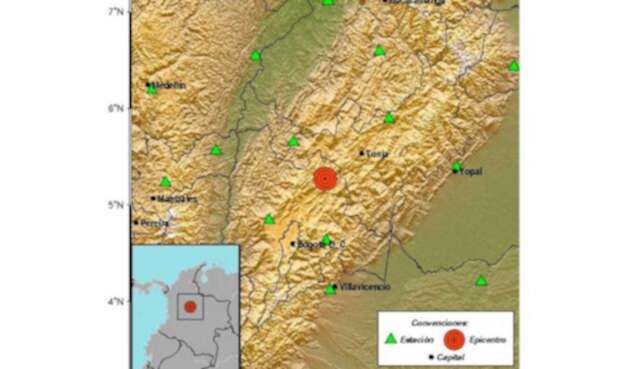 El temblor se sintió en el municipio de Lenguazaque