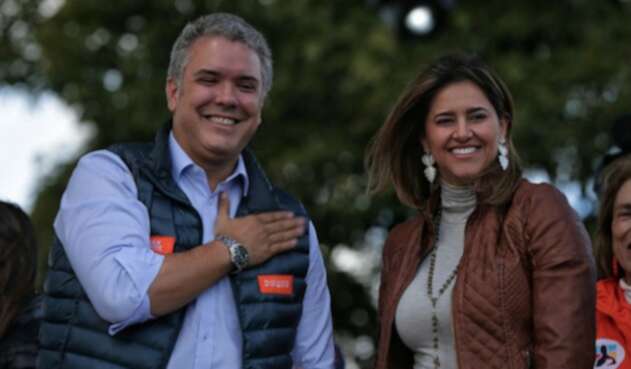 Iván Duque y su esposa María Juliana Ruiz. Iván Duque y su esposa María Juliana Ruiz.