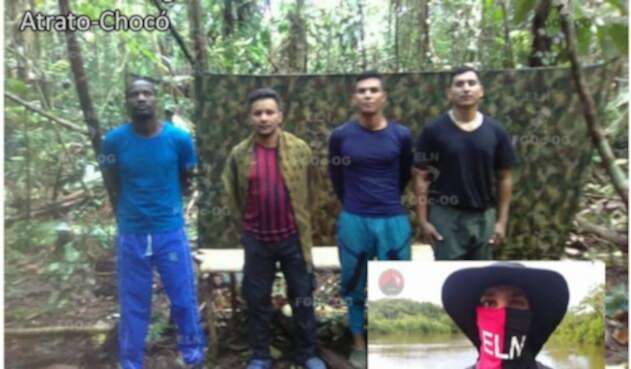 Secuestrados en poder del ELN