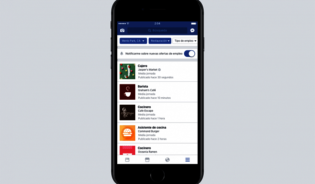 Facebook Jobs, la bolsa de empleo de Facebook