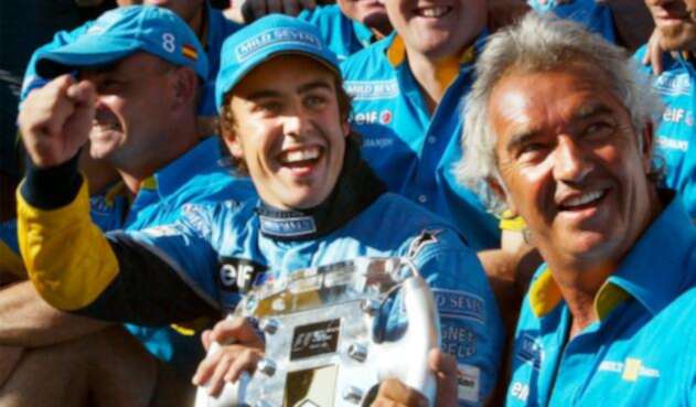Fernando Alonso en los años donde brilló con Renault y ganó dos títulos de Fórmula 1