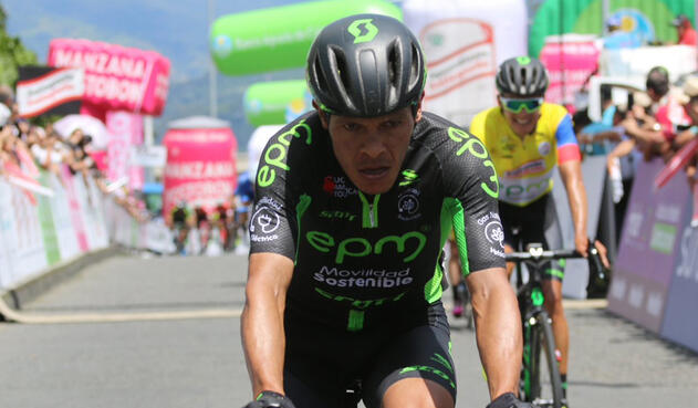 Fredy Montaña, ciclista del EPM Scott Fredy Montaña, ciclista del EPM Scott