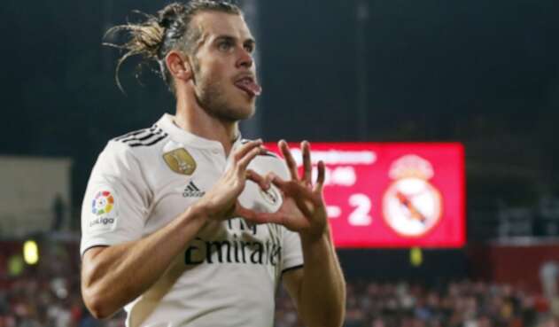 Gareth Bale celebrando un gol con el Real Madrid