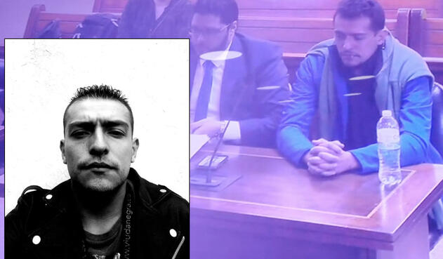 Hugo Alejandro Zabaleta Sossa, implicado en el crimen (Fotografía y en audiencia) Hugo Alejandro Zabaleta Sossa, implicado en el crimen (Fotografía y en audiencia)