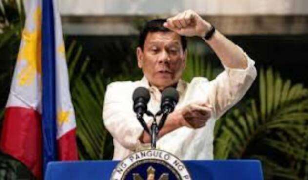 Presidente de Filipinas, Rodrigo Duterte.
