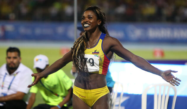 Ibargüen hizo 14.92 en su quinto salto y volvió a batir su récord en los Centroamericanos Ibargüen hizo 14.92 en su quinto salto y volvió a batir su récord en los Centroamericanos