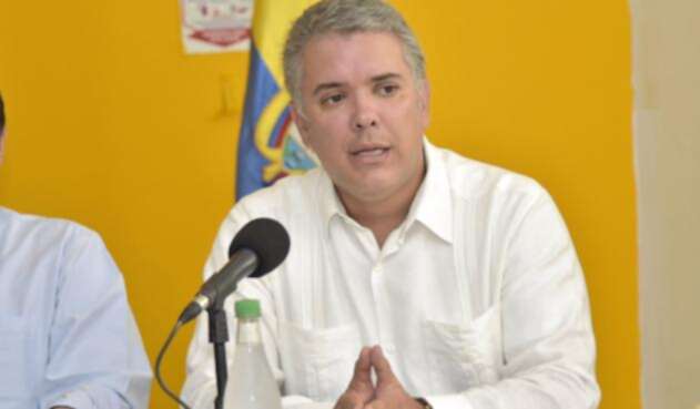 Iván Duque Duque en San Andrés