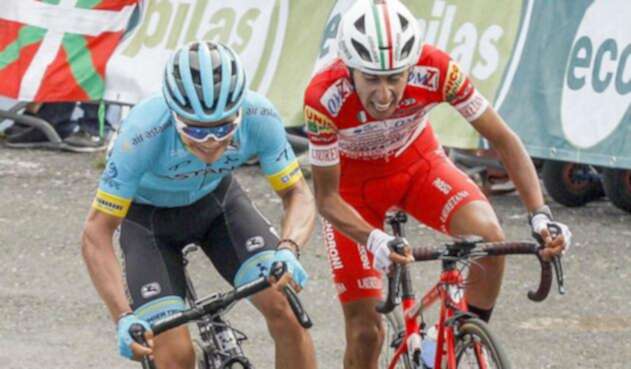Iván Sosa (Derecha) es el nuevo campéon de la Vuelta a Burgos