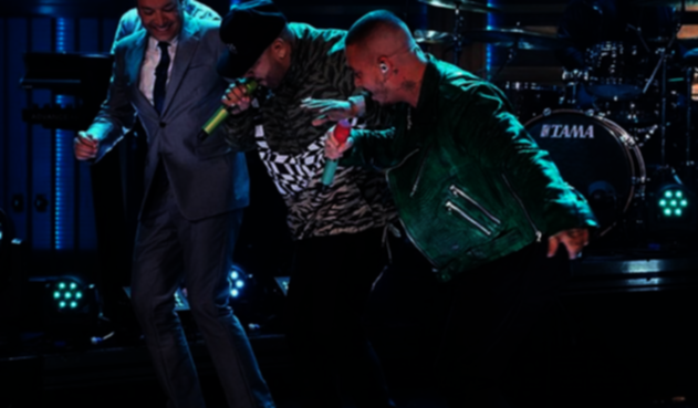 J Balvin y Nicky Jam en el programa de Jimmy Fallon
