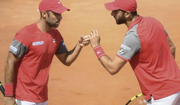 Juan Sebastián Cabal y Robert Farah. Juan Sebastián Cabal y Robert Farah.