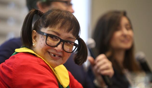 María Antonieta de las Nieves, la Chilindrina, en Bogotá María Antonieta de las Nieves, la Chilindrina, en Bogotá