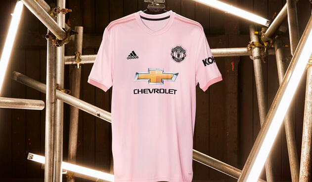 La camiseta rosa de Manchester United 2018-2019