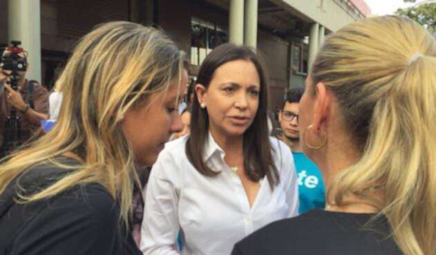 María Corina Machado, líder opositora al gobierno de Venezuela.