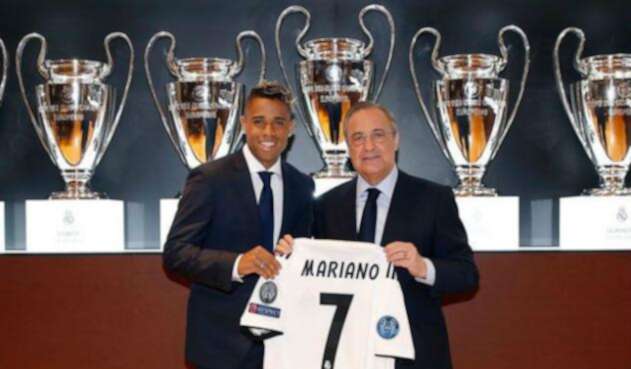 Mariano Díaz es presentado como refuerzo del Real Madrid