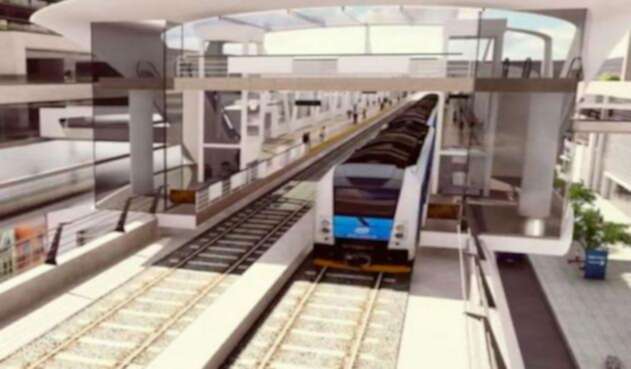 Render del Metro de Bogotá. Render del Metro de Bogotá.