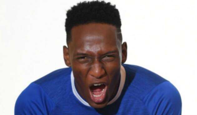 Yerry Mina, jugador del Everton
