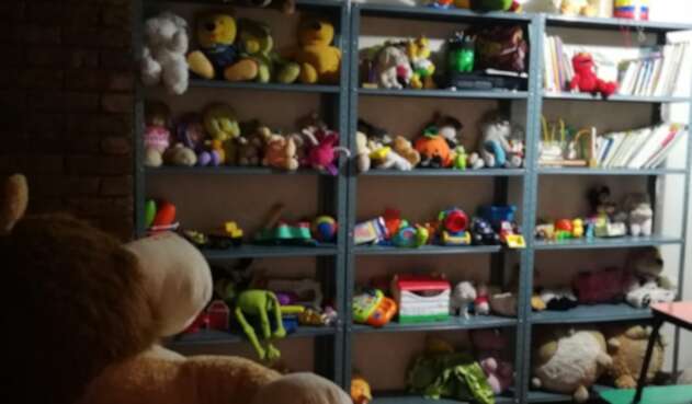 Cuarto de juguetes del Centro de Atención al Migrante