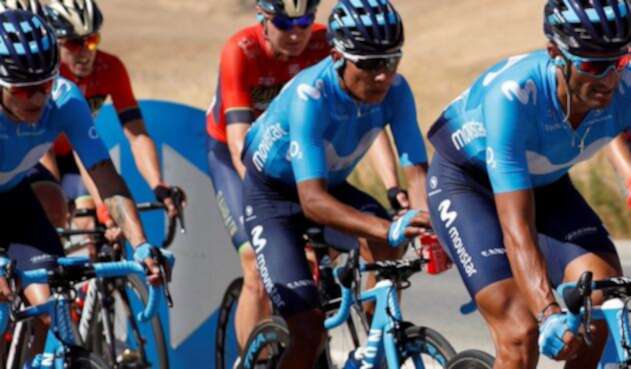 Nairo Quintana en la Vuelta a España 2018