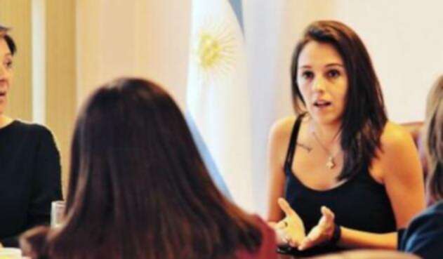 La ministra argentina Natalia Spinuzza