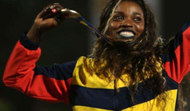 Caterine Ibargüen superó su propio récord en Barranquilla Caterine Ibargüen superó su propio récord en Barranquilla
