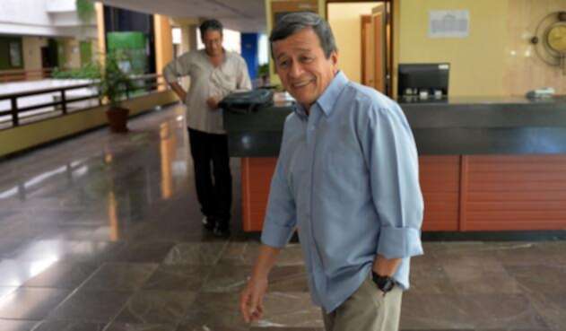 Pablo Beltrán, jefe negociador del ELN ante el Gobierno, en La Habana (Cuba)