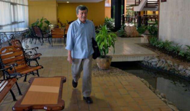 Pablo Beltrán, jefe negociador del ELN ante el Gobierno, en La Habana (Cuba)