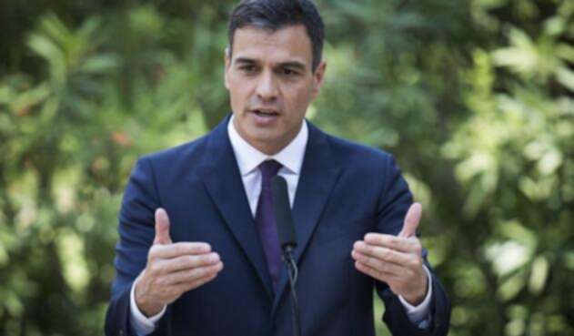 El jefe del gobierno español, el socialista Pedro Sánchez