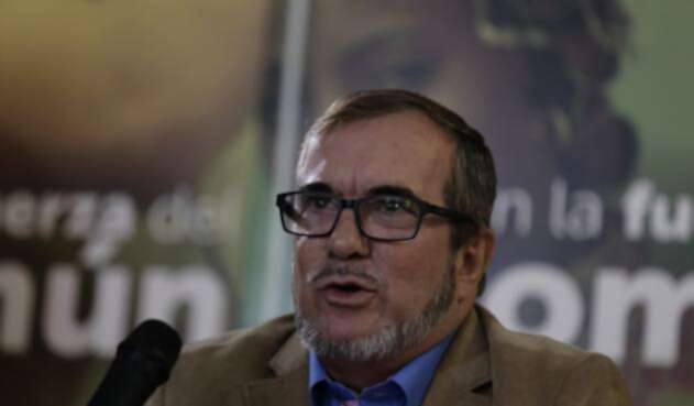 Rodrigo Londoño, líder del partido político Fuerza Alternativa Revolucionaria del Común (Farc)