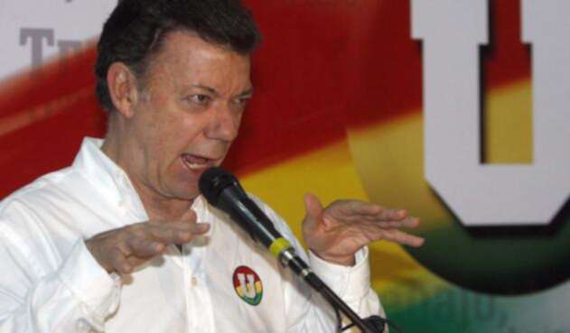 El expresidente Santos durante su campaña en el año 2010. El expresidente Santos durante su campaña en el año 2010.