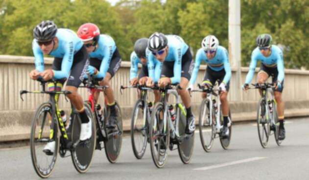 Selección Colombia de Ciclismo Manzana Postobón