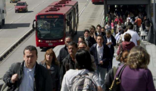 Transmilenio, sistema de transporte masivo de Bogotá