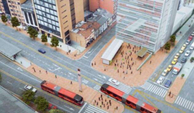 Transmilenio por la séptima
