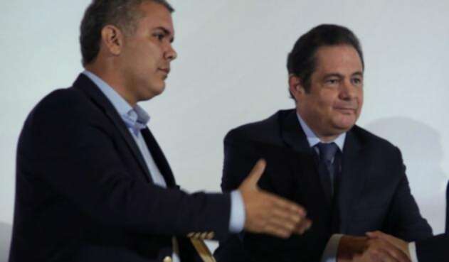 Germán Vargas Lleras e Iván Duque