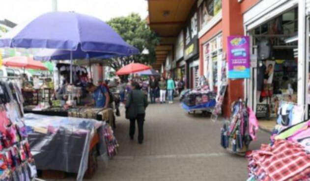 Vendedores informales en Bogotá