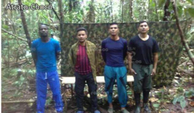 Pruebas de vida de secuestrados por el ELN en Chocó