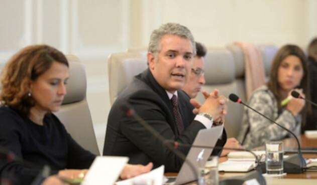 Presidente Iván Duque en su segundo Consejo de Ministros