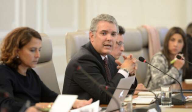 Presidente Iván Duque en Consejo de Ministros
