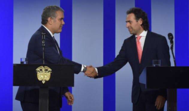 Iván Duque y Federico Guriérrez Iván Duque y Federico Guriérrez