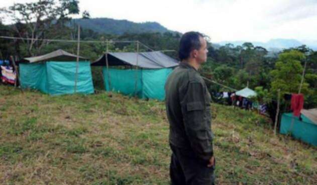 Una de las zonas veredales de las Farc Una de las zonas veredales de las Farc