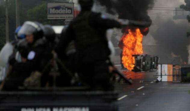 Las protestas antigubernamentales se iniciaron el 18 de abril contra una fallida reforma a la seguridad social en Nicaragua.