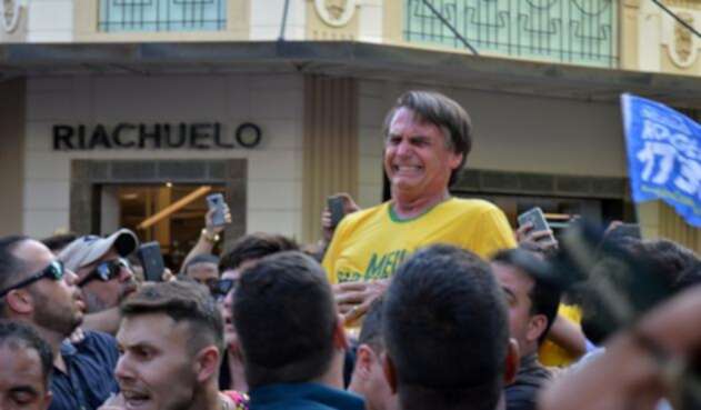 El ultraderechista Jair Bolsonaro, líder en los sondeos para las elecciones presidenciales de octubre en Brasil.